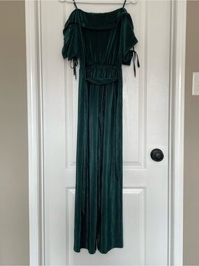 zara green jumpsuit dress ONLY ONE!!ZARA PISTACHIO GREEN STRAPLESS WIDE LEG JUMPSUIT NWT sz M